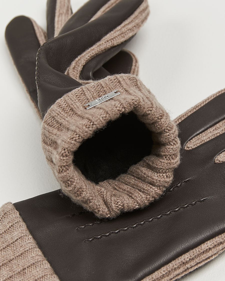 Mies | BOSS BLACK Hyden Leather Gloves Dark Brown | BOSS BLACK | Hyden Leather Gloves Dark Brown