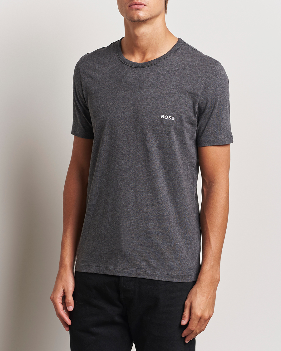 Mies | T-paidat | BOSS BLACK | 3-Pack Crew Neck T-Shirt Grey/White/Navy