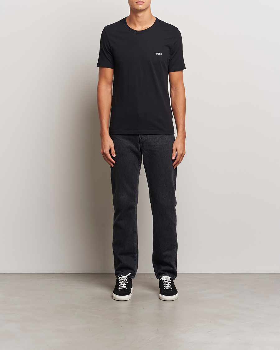 Mies | T-paidat | BOSS BLACK | 3-Pack Crew Neck T-Shirt Beige/Black/Green