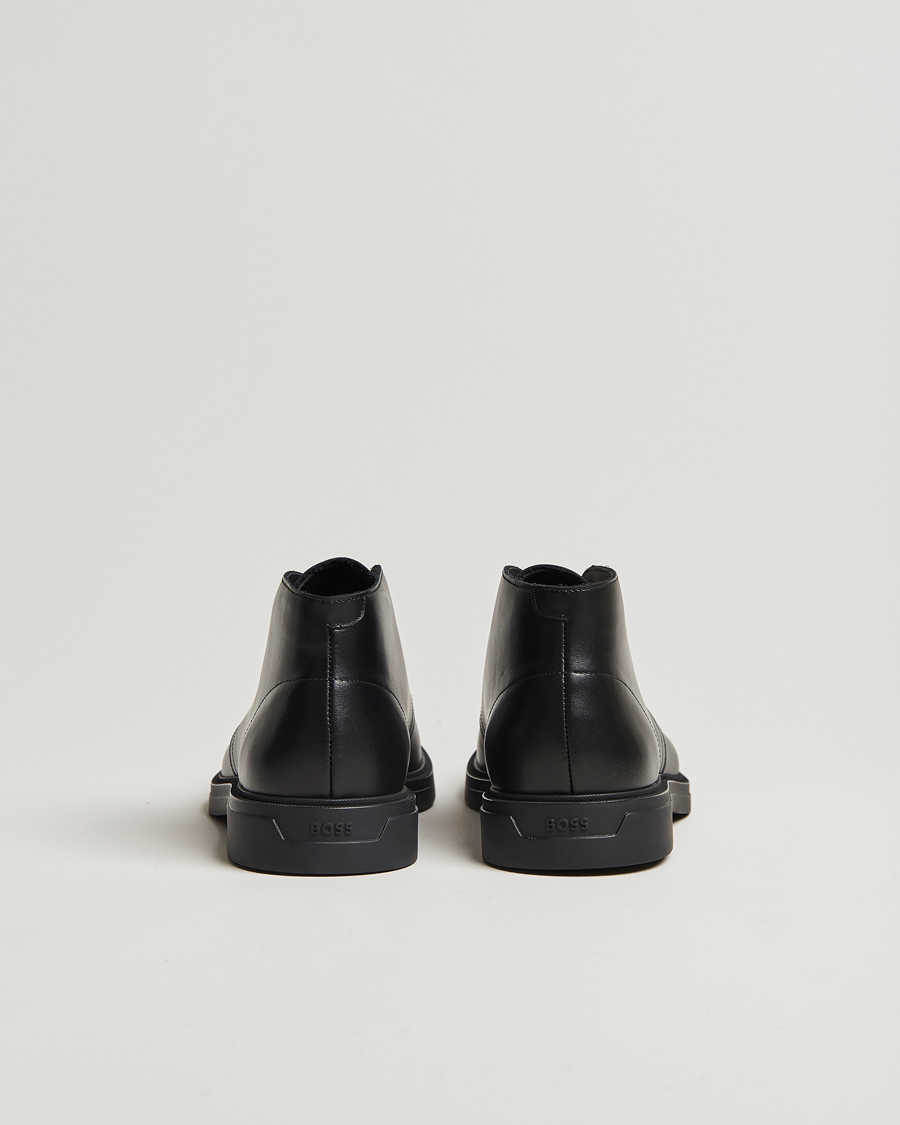 Mies | BOSS BLACK Calev Leather Chukka Boot Black | BOSS BLACK | Calev Leather Chukka Boot Black