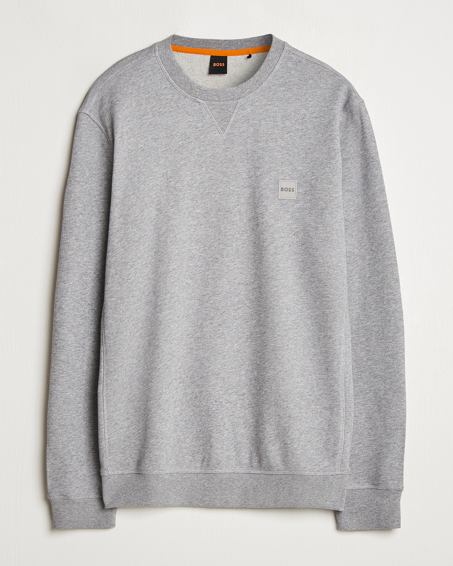 Mies | Puserot | BOSS ORANGE | Westart Logo Sweatshirt Light Grey