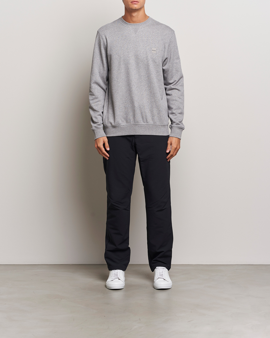 Mies | Puserot | BOSS ORANGE | Westart Logo Sweatshirt Light Grey