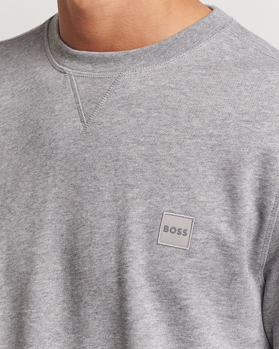 Mies | Puserot | BOSS ORANGE | Westart Logo Sweatshirt Light Grey