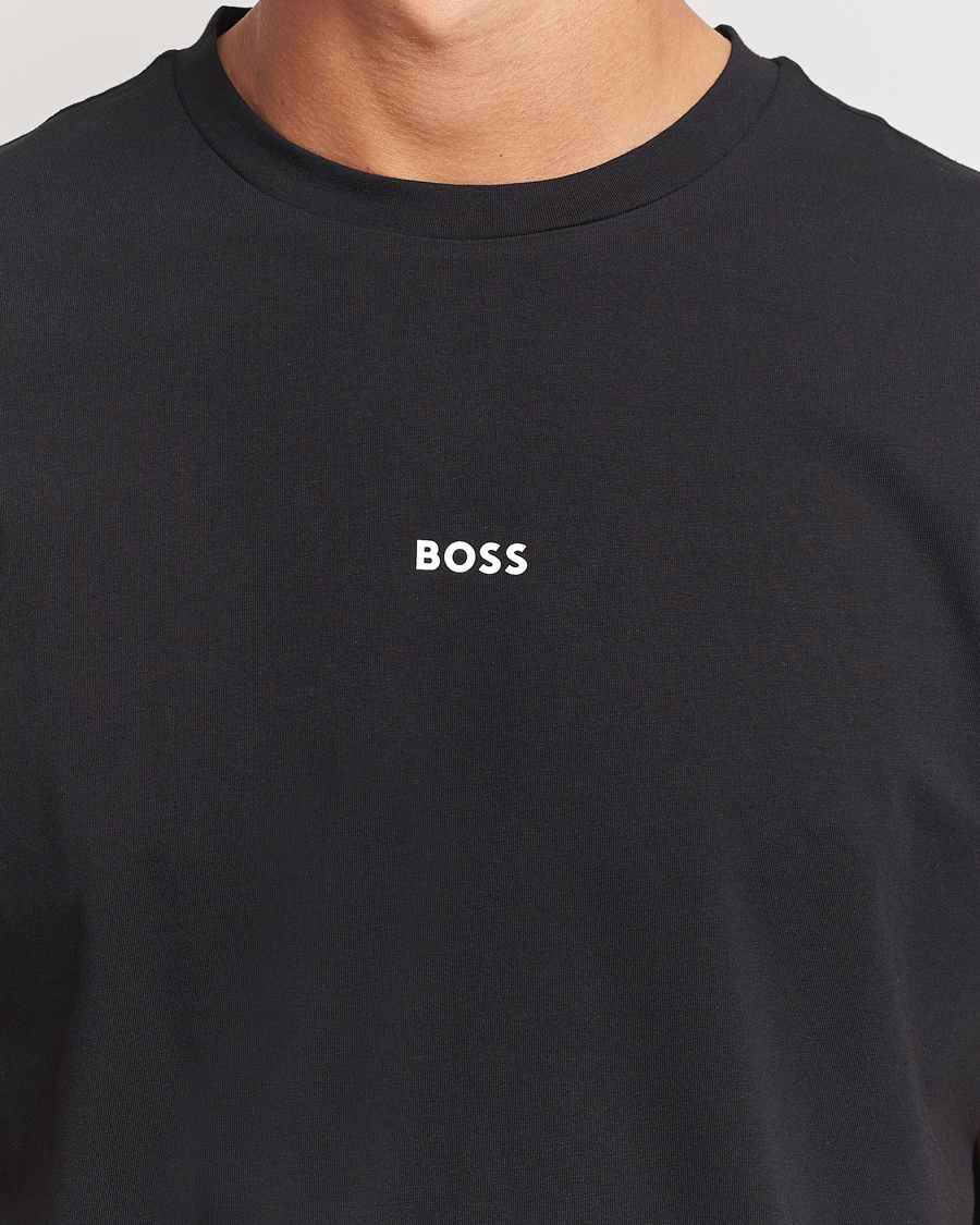Mies | T-paidat | BOSS ORANGE | Tchup Logo Crew Neck T-Shirt Black