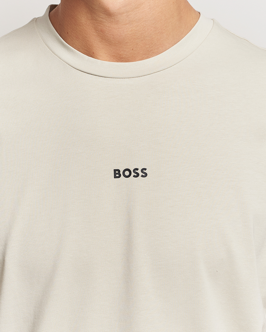 Mies | T-paidat | BOSS ORANGE | Tchup Logo Crew Neck T-Shirt Light Beige