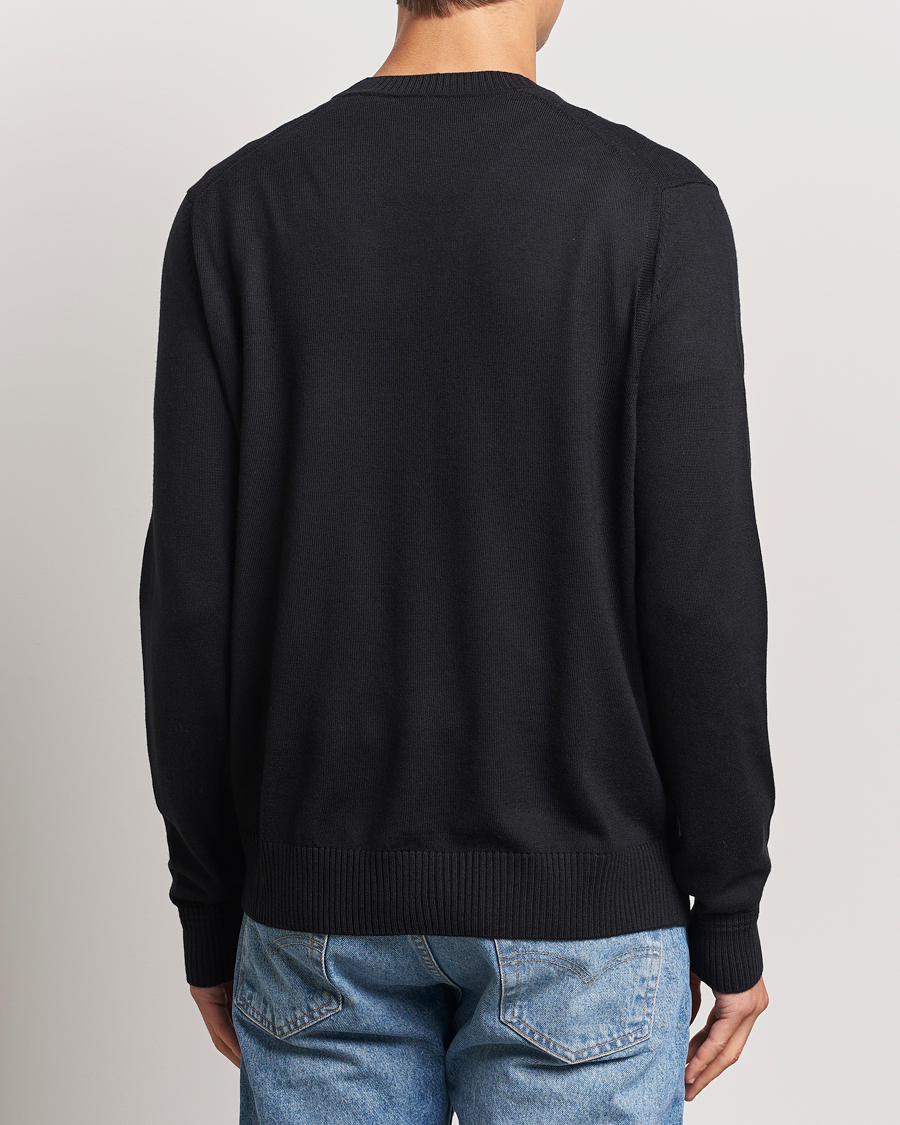 Mies | Puserot | BOSS ORANGE | Avac Wool Knitted Cardigan Black