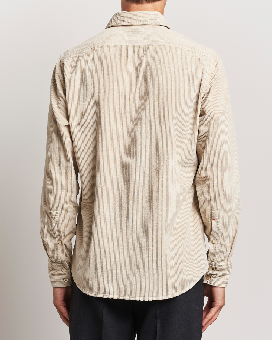Mies | Kauluspaidat | BOSS ORANGE | Relegant Corduroy Shirt Light Beige