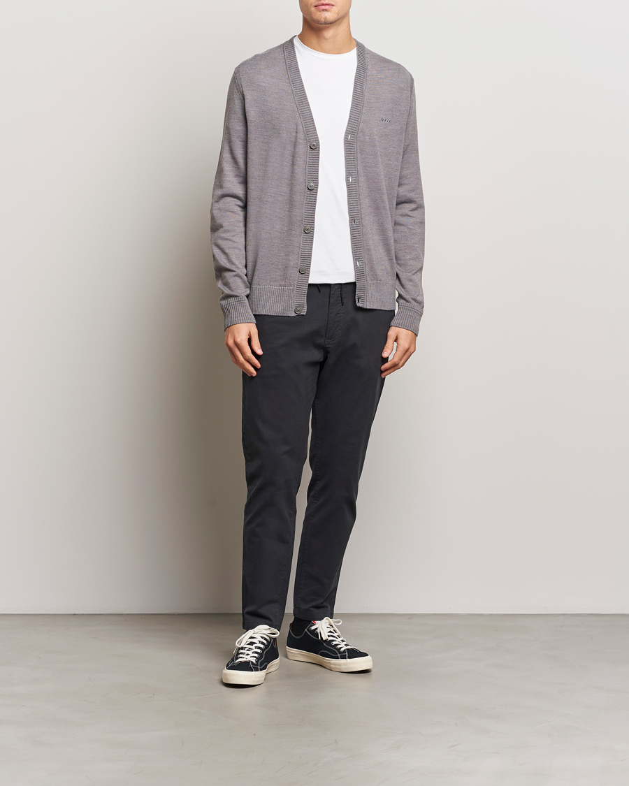 Mies | Housut | BOSS ORANGE | Tapered Drawstring Trousers Black