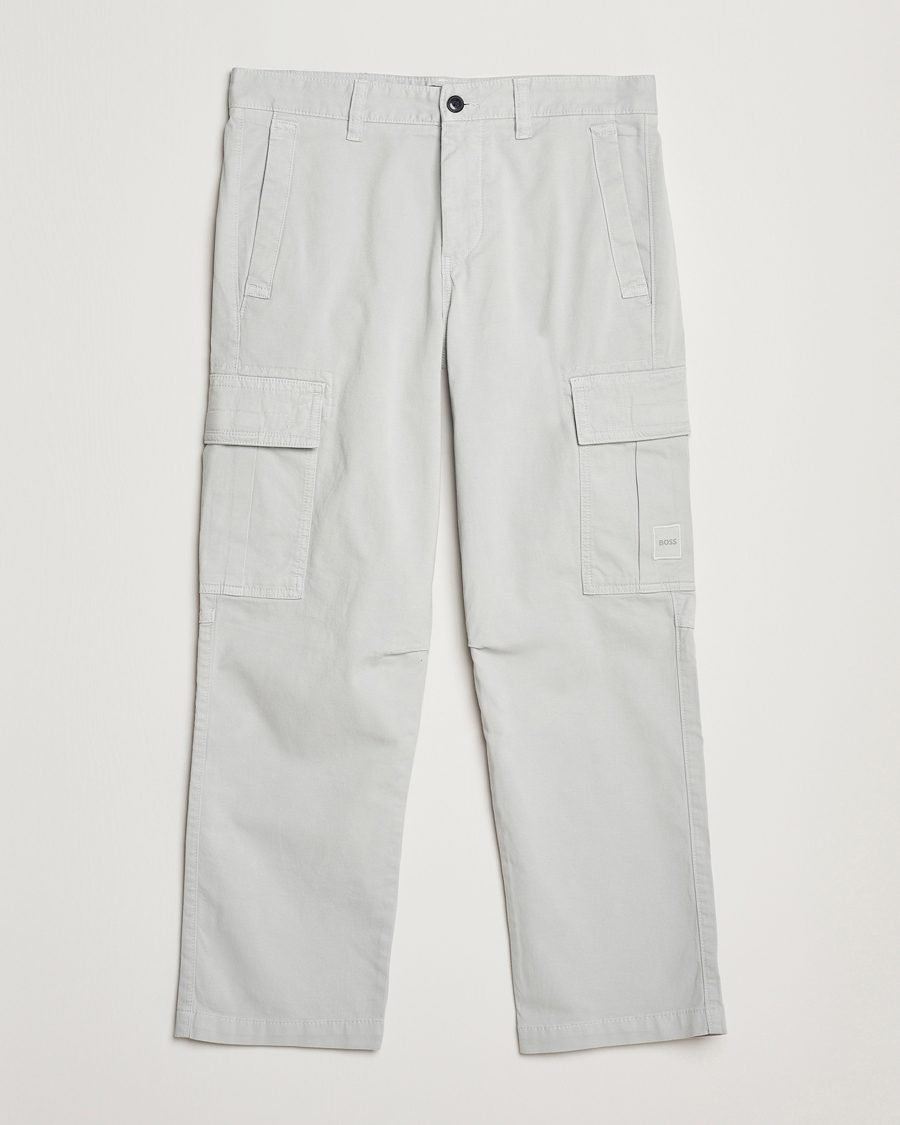 Mies | Housut | BOSS ORANGE | Sisla Cargo Pants Light Grey
