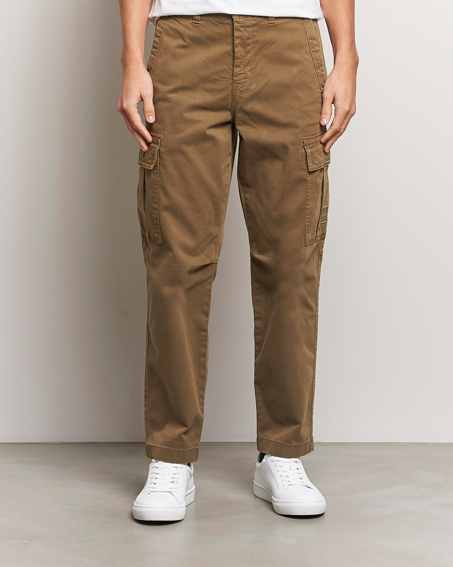 Mies | Housut | BOSS ORANGE | Sisla Cargo Pants Open Green