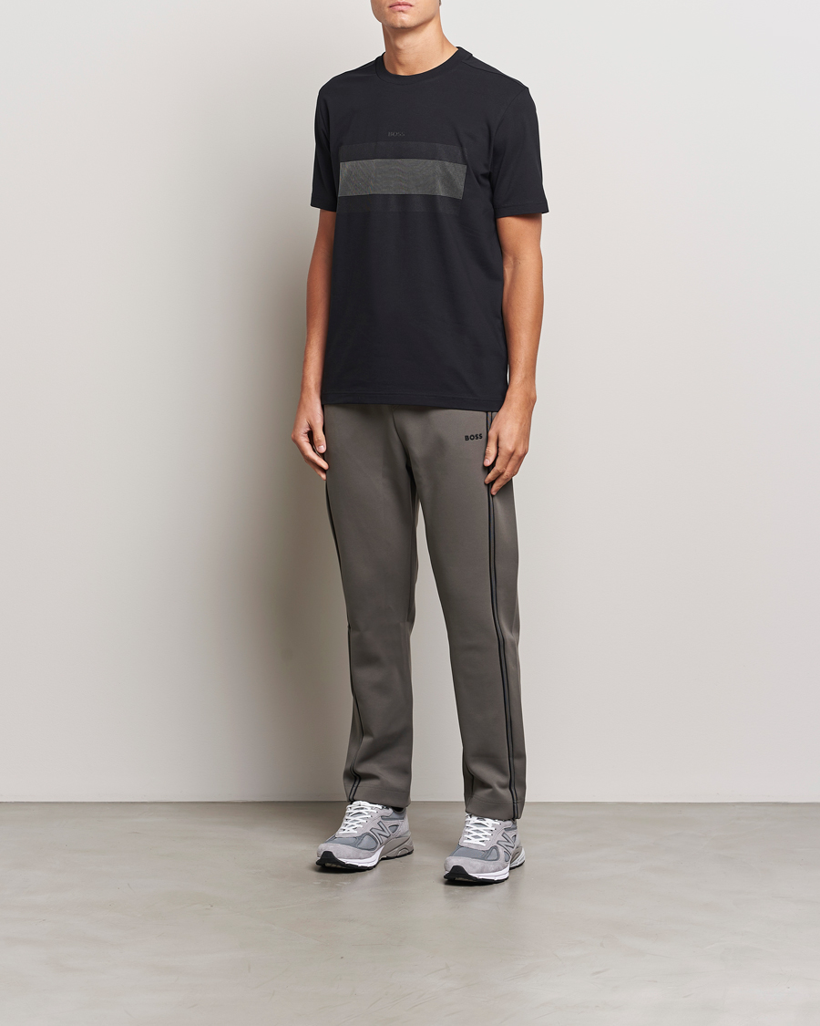 Mies | T-paidat | BOSS GREEN | Graphic Crew Neck T-Shirt Black