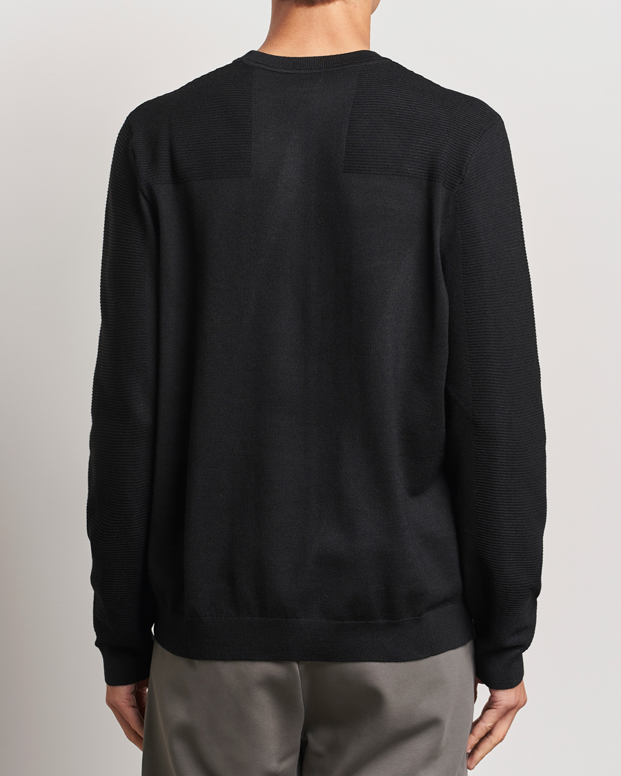 Mies | Puserot | BOSS GREEN | Momentum Knitted Crew Neck Black