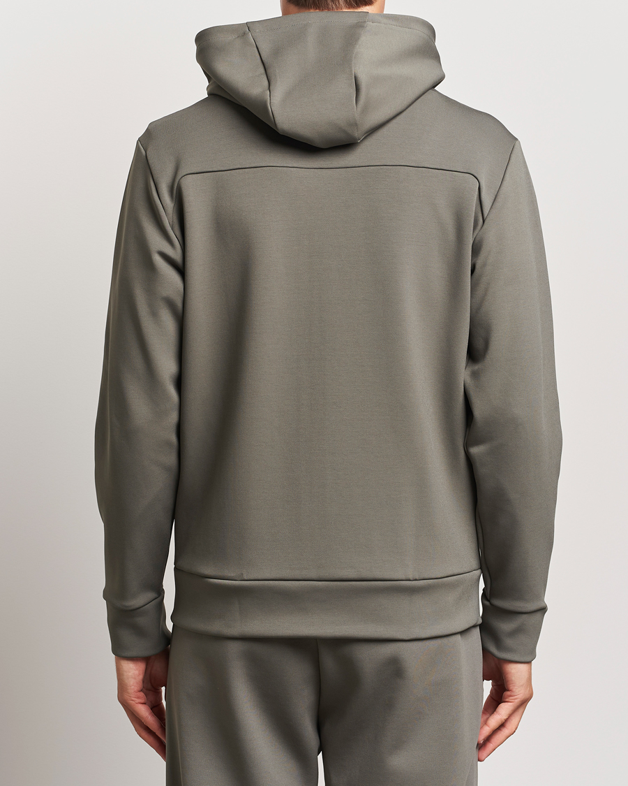 Mies | Puserot | BOSS GREEN | Saggy Full Zip Hoodie Light Grey