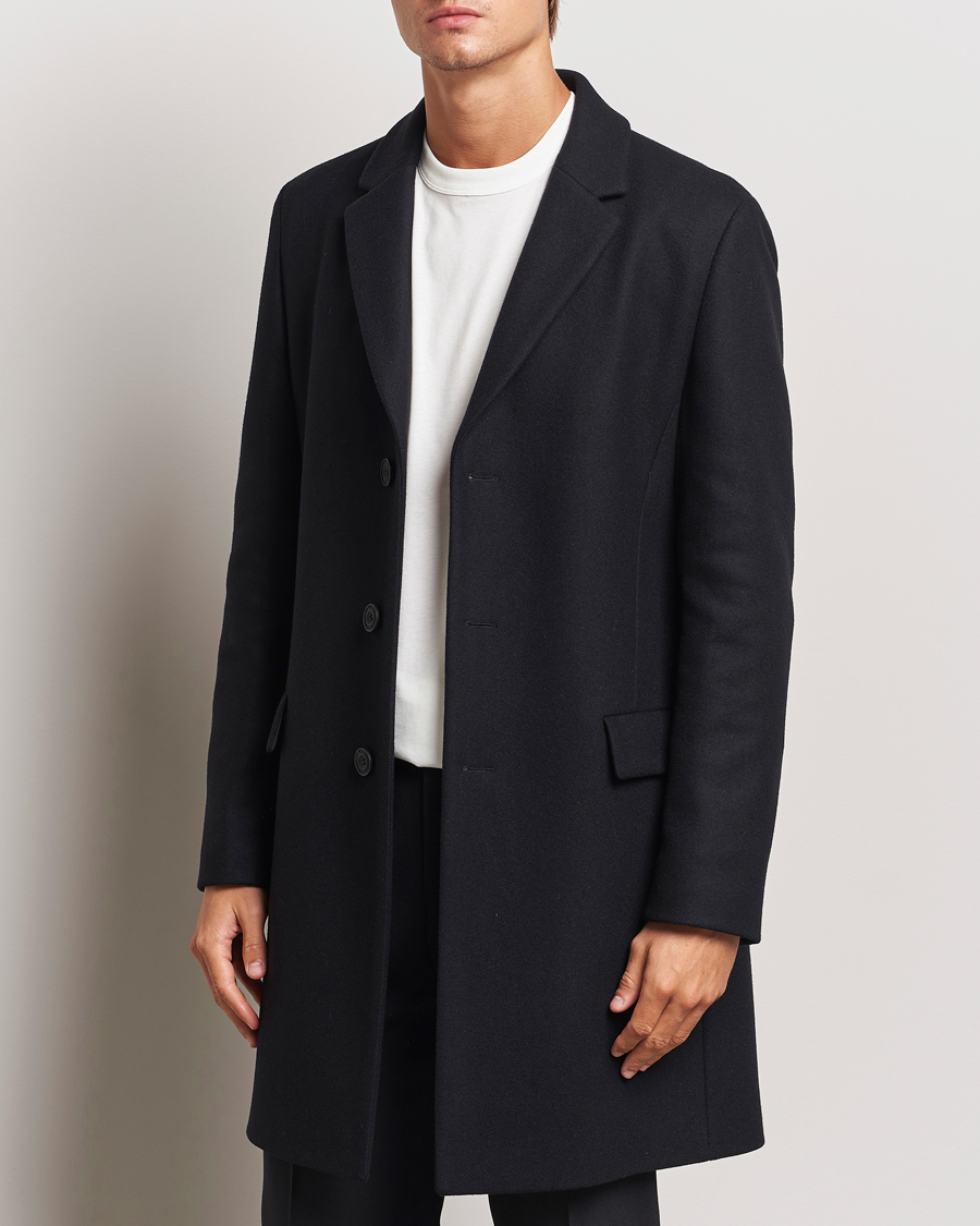 Mies | Takit | HUGO | Migor Wool Coat Black