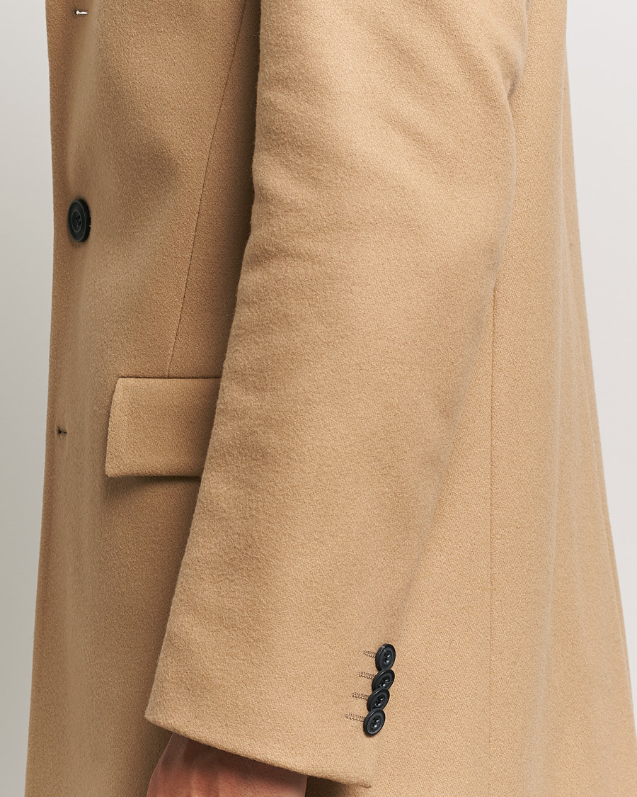 Mies | Takit | HUGO | Migor Wool Coat Medium Beige