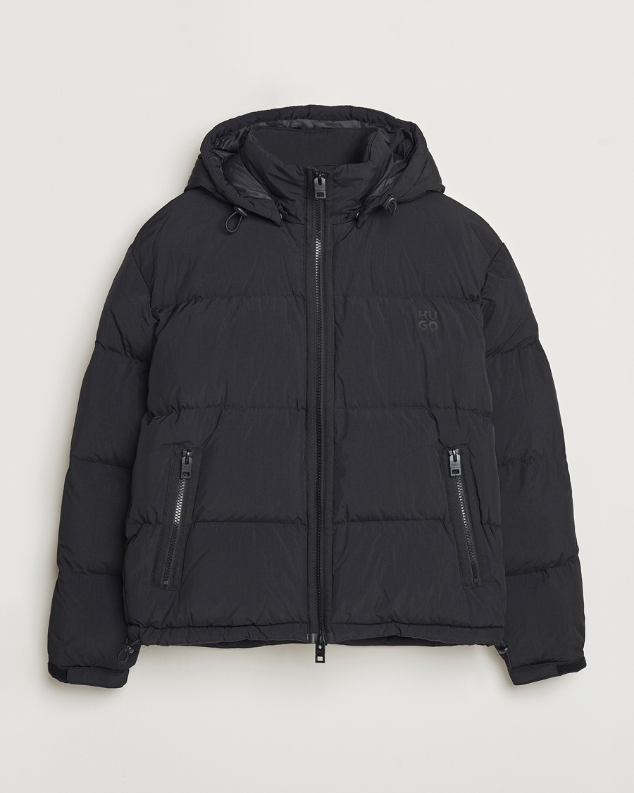 Mies | Takit | HUGO | Bironto Hooded Puffer Jacket Black