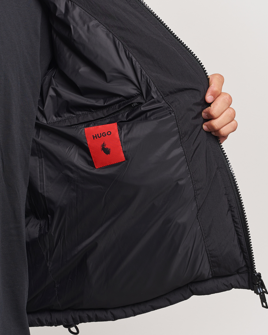 Mies | Takit | HUGO | Bironto Hooded Puffer Jacket Black