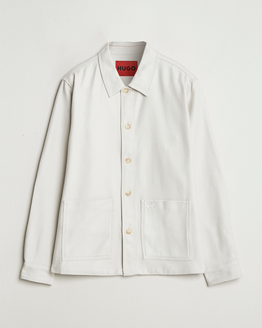 Mies | Kauluspaidat | HUGO | Ekrel Overshirt Off White