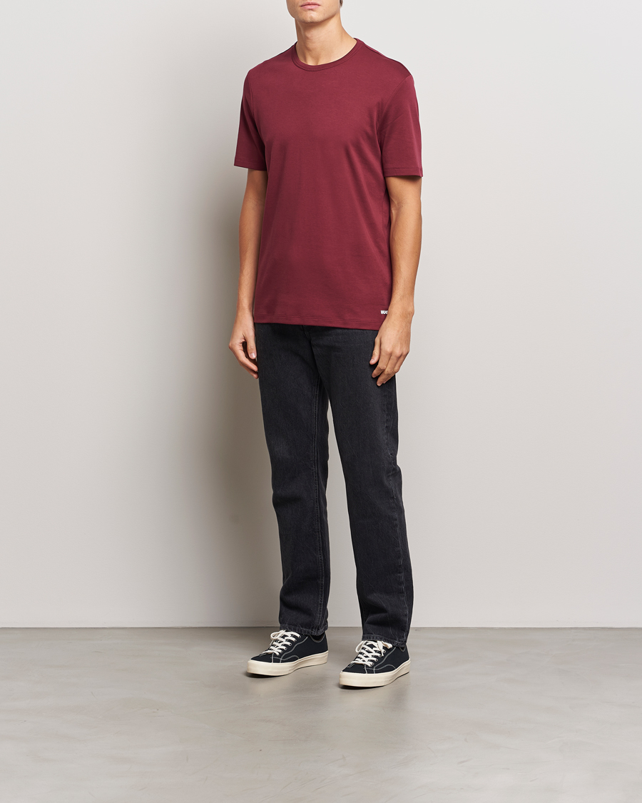 Mies | T-paidat | HUGO | Dozy Crew Neck T-Shirt Dark Red