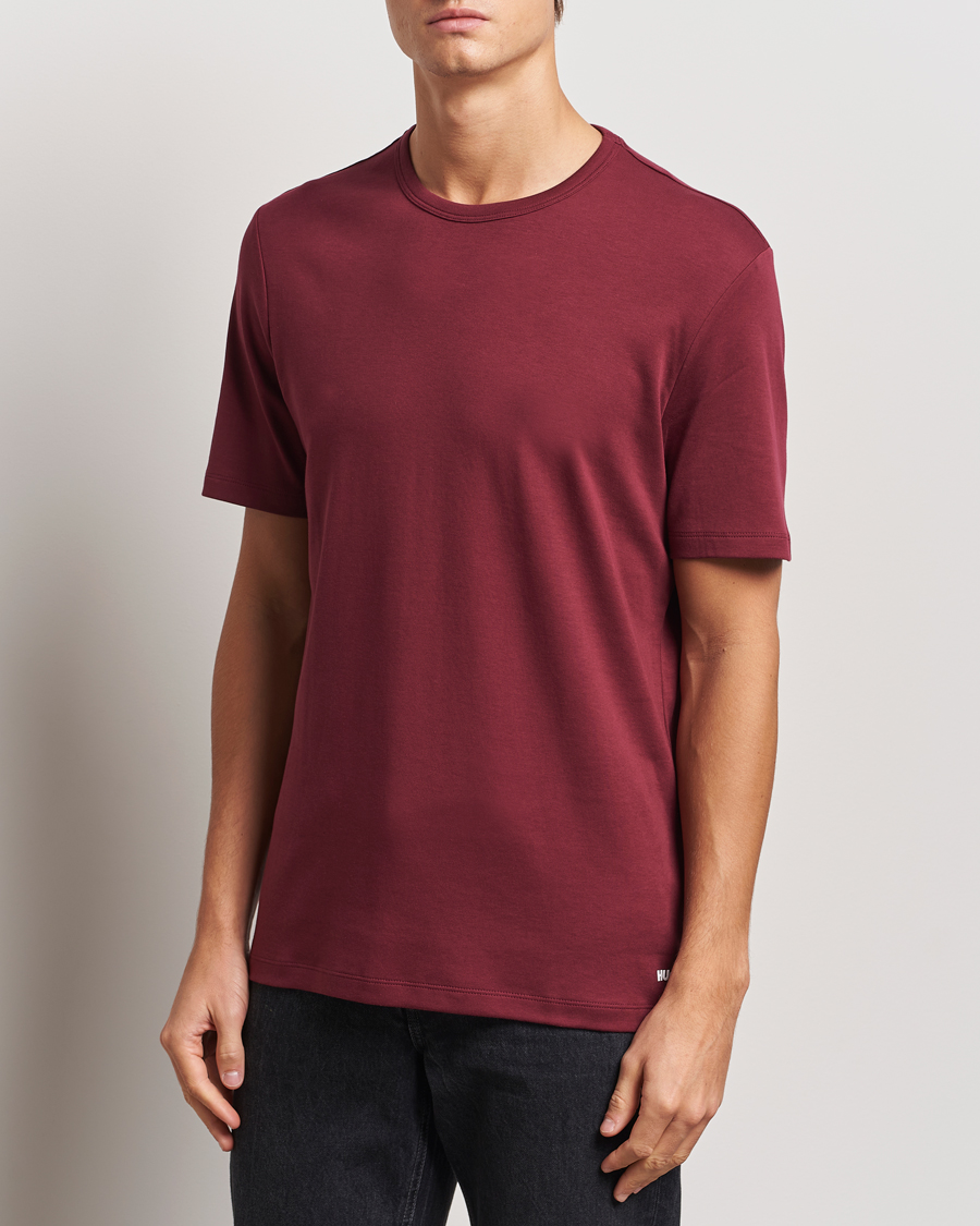Mies | T-paidat | HUGO | Dozy Crew Neck T-Shirt Dark Red