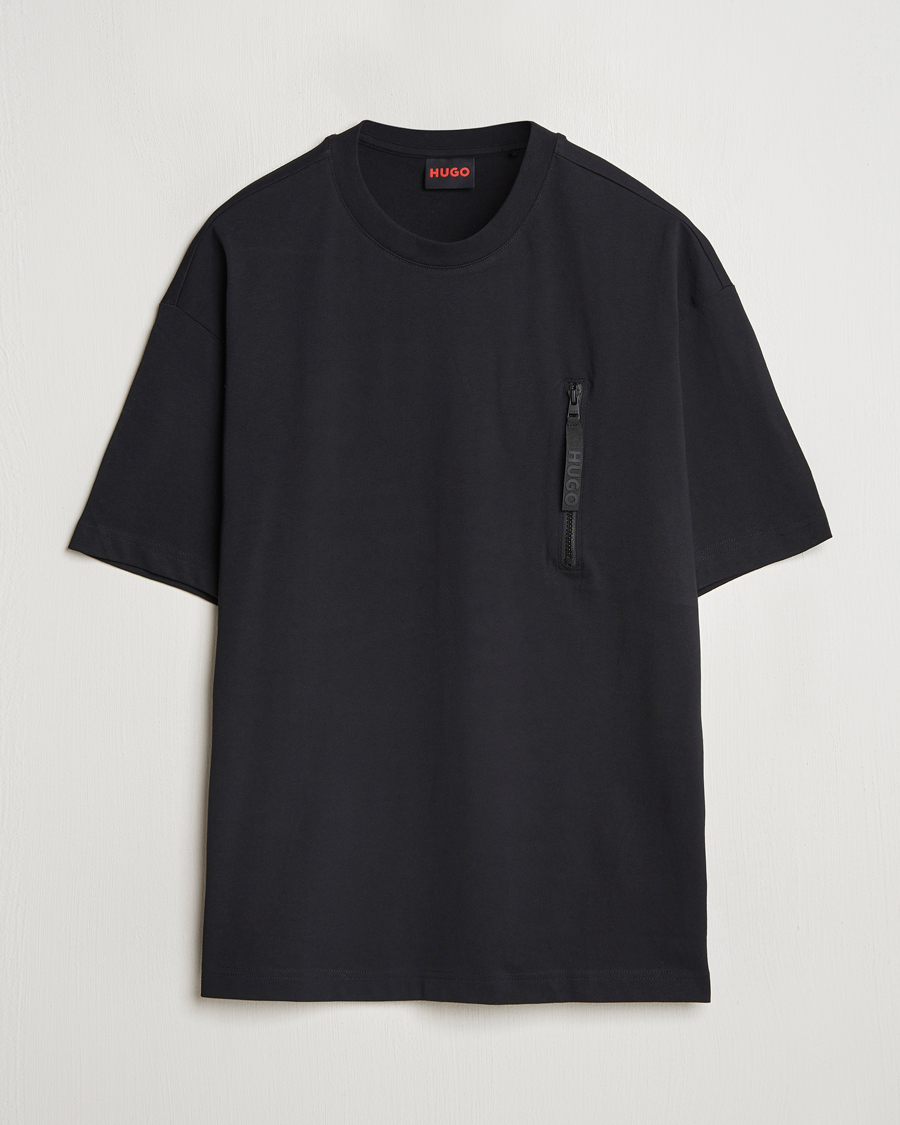 Mies | T-paidat | HUGO | Dibtechti Crew Neck T-Shirt Black