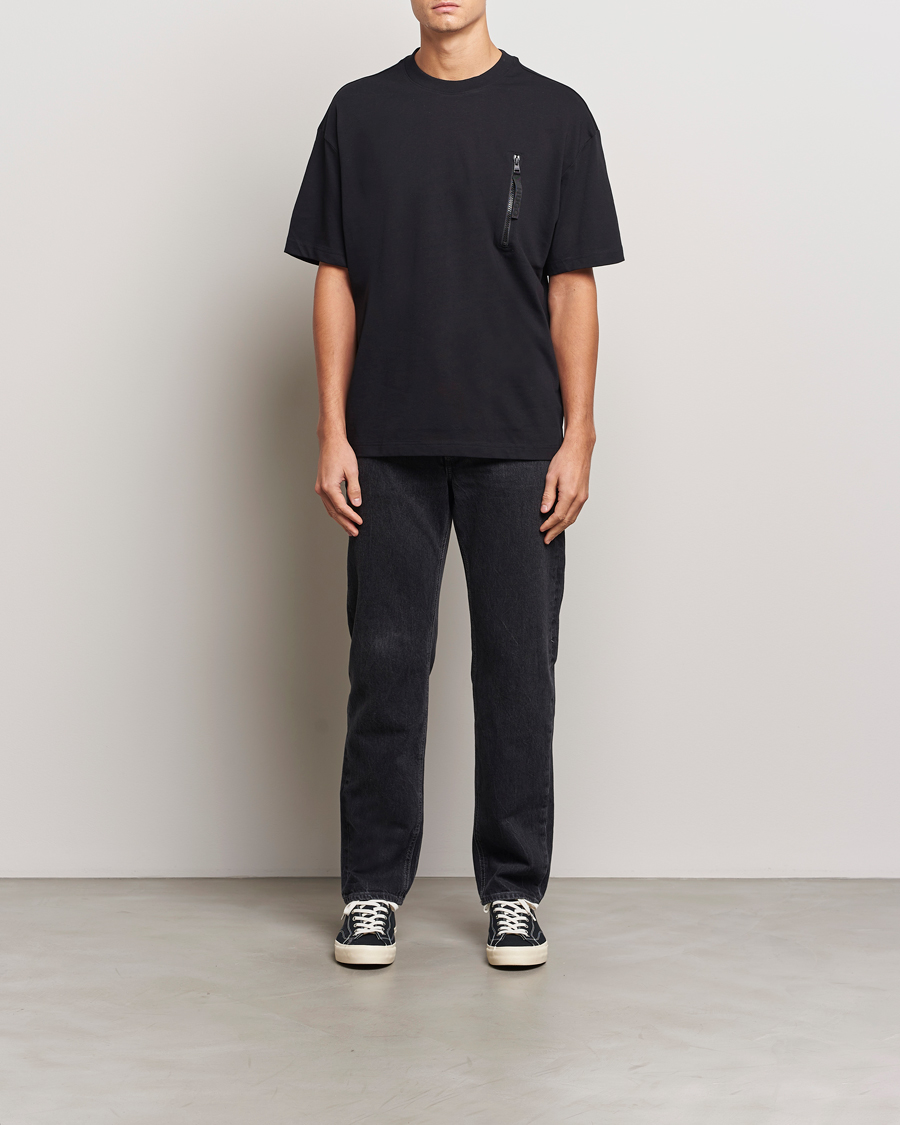 Mies | T-paidat | HUGO | Dibtechti Crew Neck T-Shirt Black