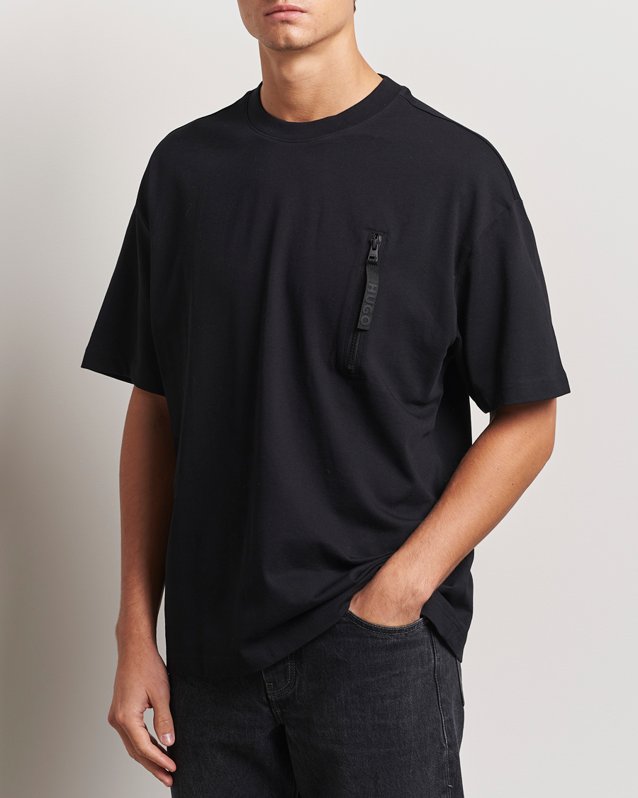 Mies | T-paidat | HUGO | Dibtechti Crew Neck T-Shirt Black
