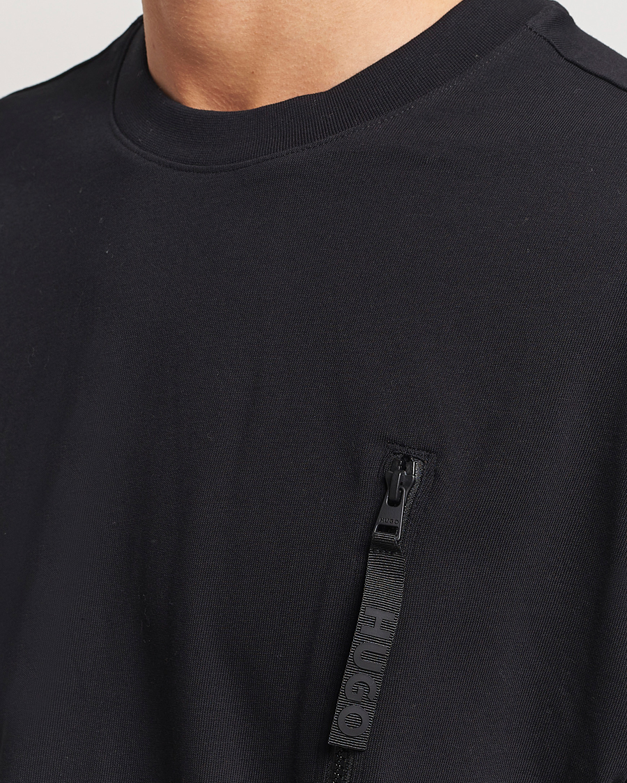 Mies | T-paidat | HUGO | Dibtechti Crew Neck T-Shirt Black