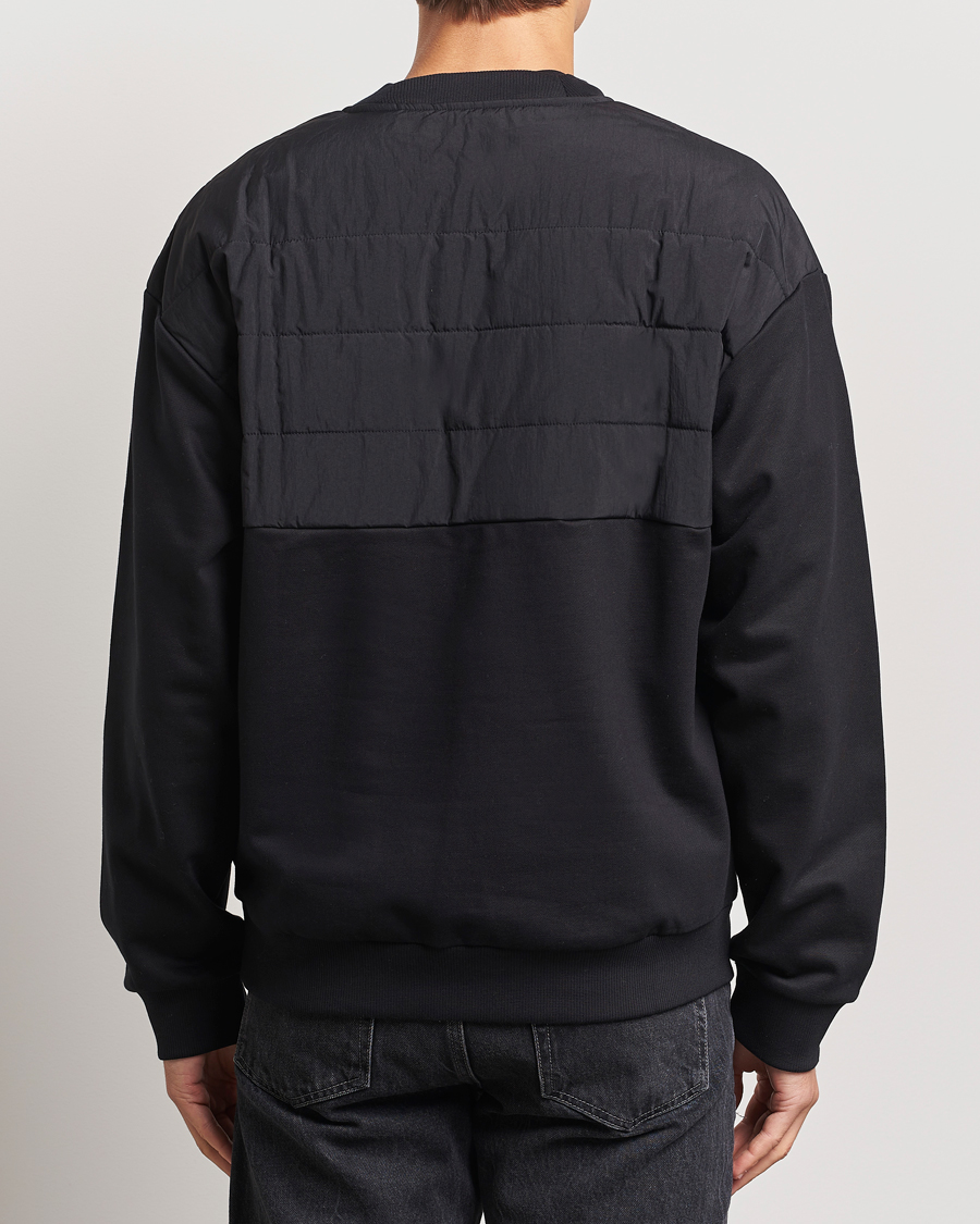 Mies | Puserot | HUGO | Detechsom Hybrid Half Zip Black