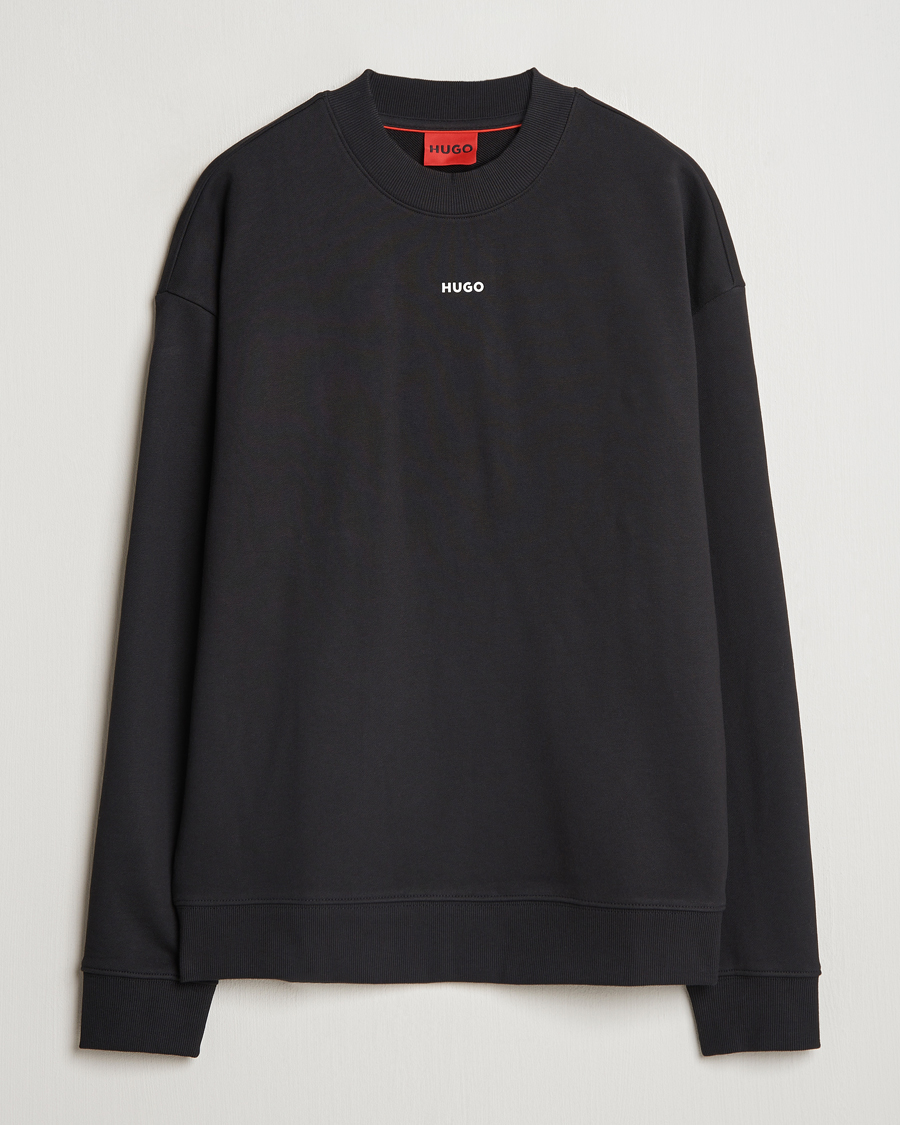 Mies | Puserot | HUGO | Dapo Crew Neck Sweatshirt Black