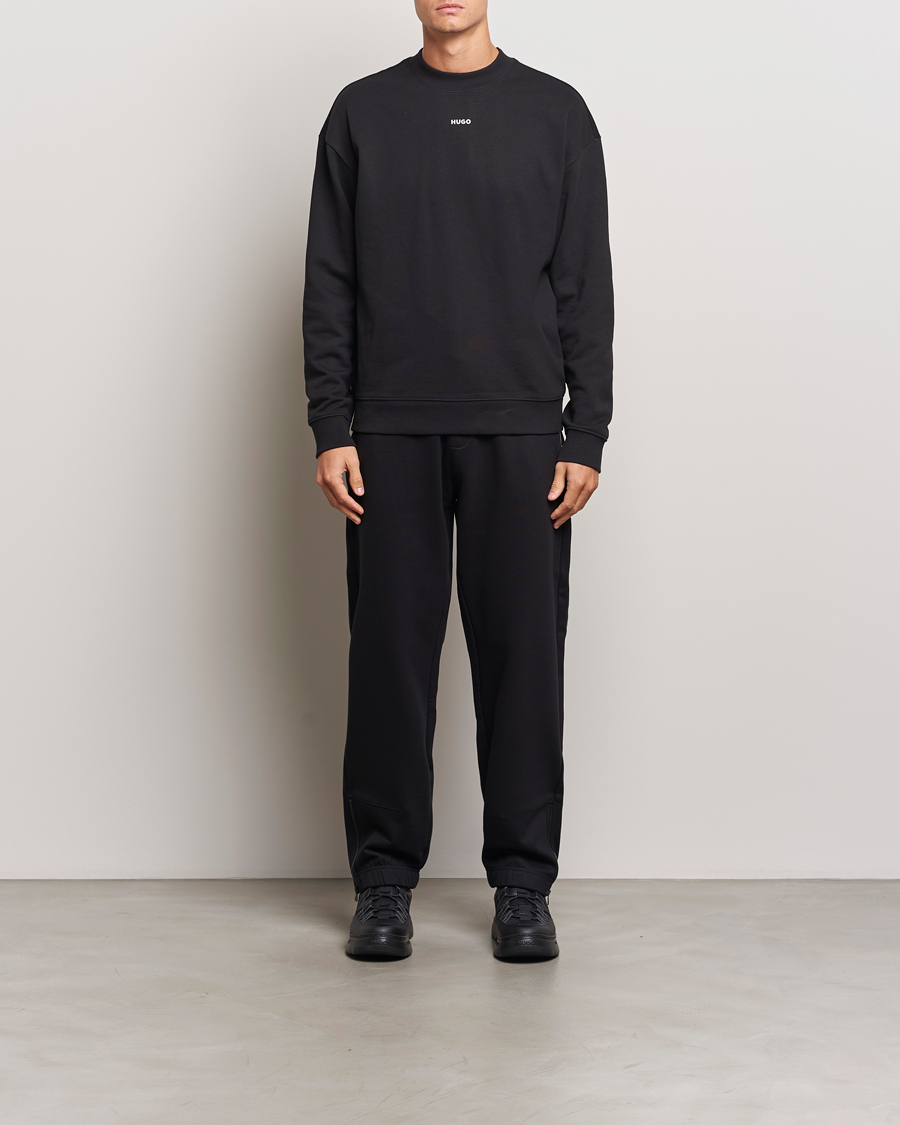 Mies | Puserot | HUGO | Dapo Crew Neck Sweatshirt Black