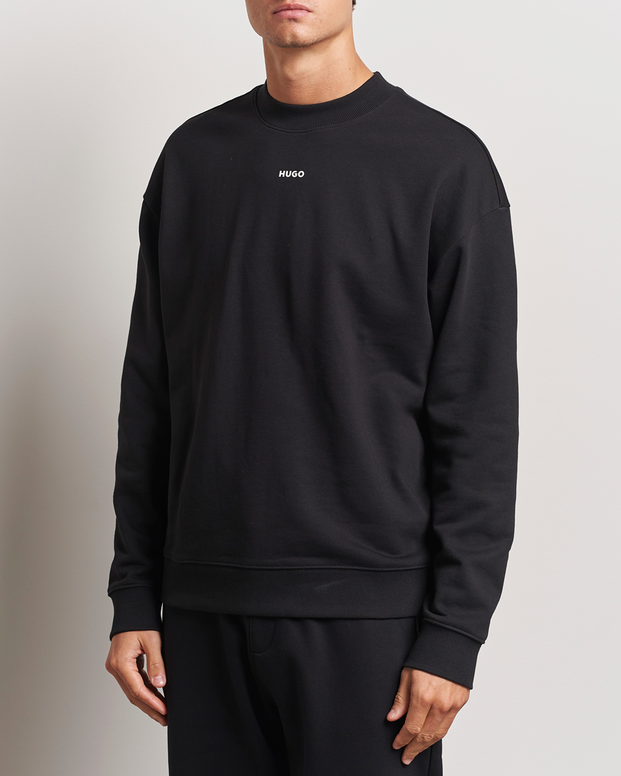 Mies | Puserot | HUGO | Dapo Crew Neck Sweatshirt Black