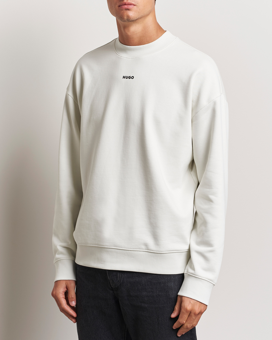 Mies | Puserot | HUGO | Dapo Crew Neck Sweatshirt Off White