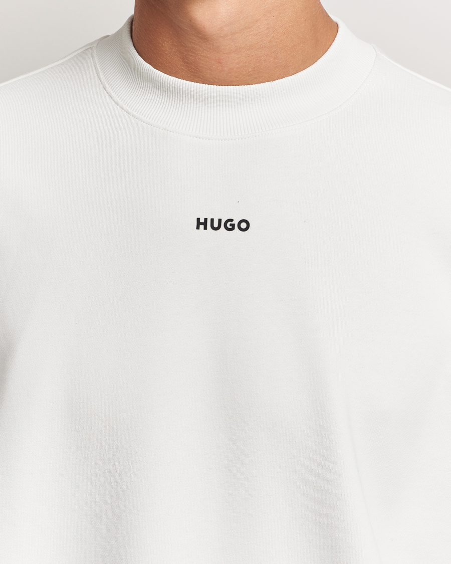 Mies | Puserot | HUGO | Dapo Crew Neck Sweatshirt Off White