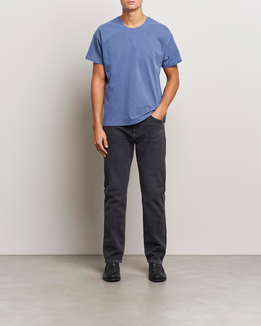 Mies | Farkut | Jeanerica | TM005 Tapered Jeans Black Vintage 62