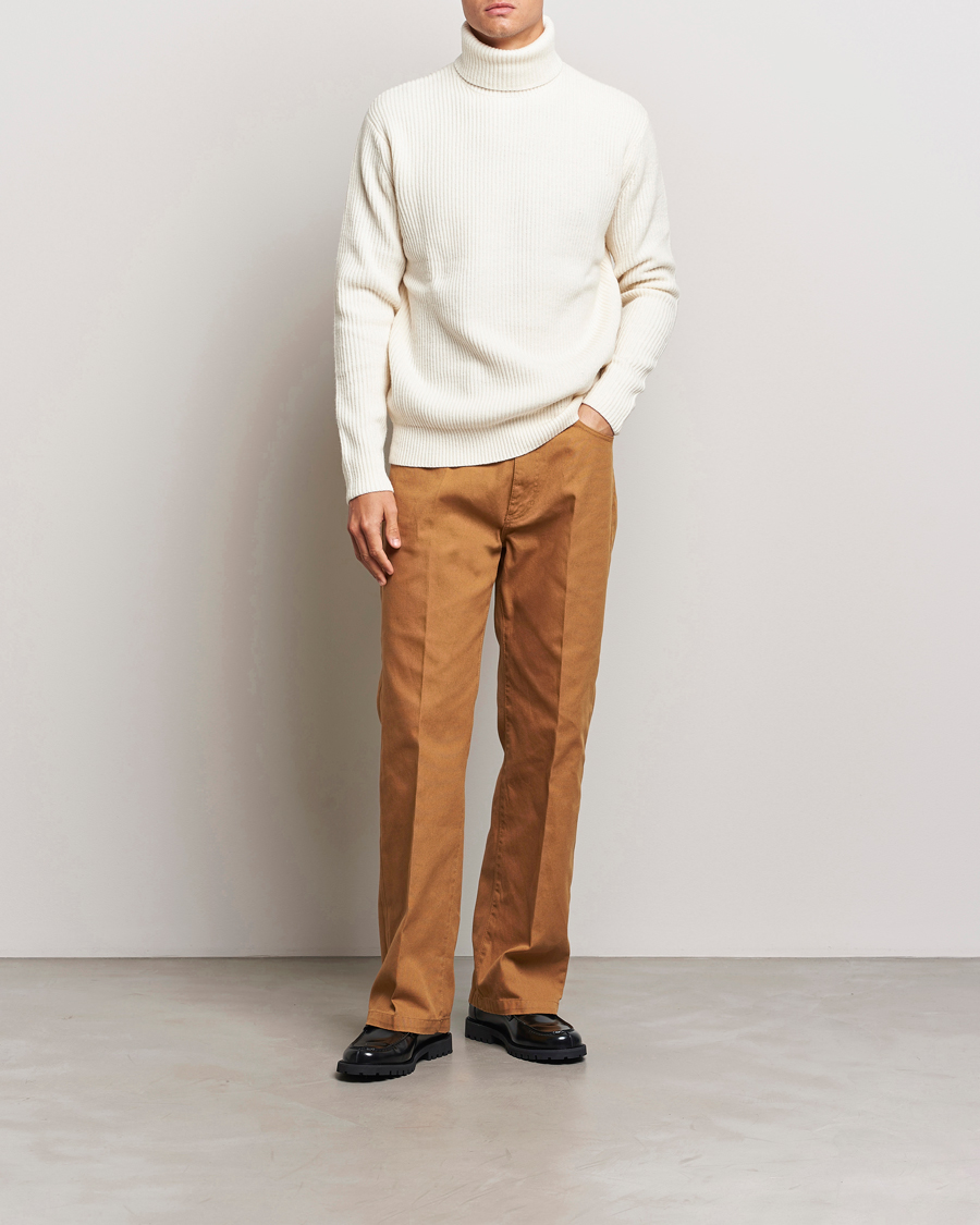 Mies | Housut | Jeanerica | VM009 Vega Canvas Trousers Brown