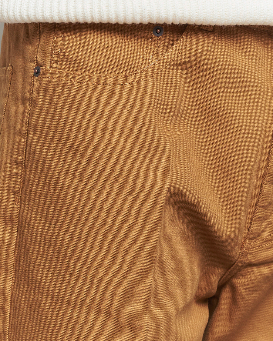 Mies | Housut | Jeanerica | VM009 Vega Canvas Trousers Brown