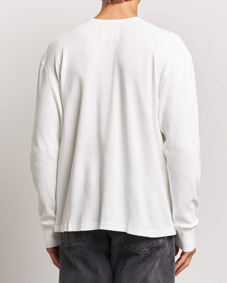 Mies | Puserot | Jeanerica | Jean Waflle Texture Sweater Natural White