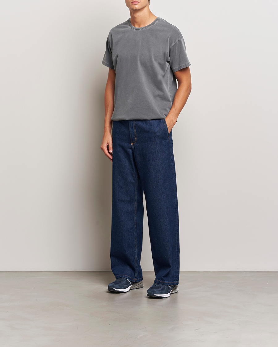 Mies | T-paidat | Jeanerica | Ruben Crew Neck T-Shirt Washed Black