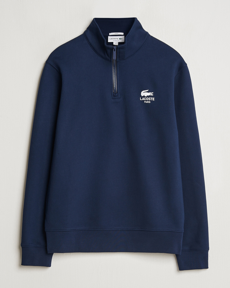 Mies | Puserot | Lacoste | Paris Half Zip Sweatshirt Navy