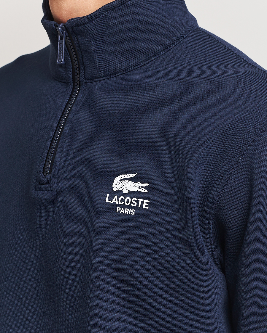 Mies | Puserot | Lacoste | Paris Half Zip Sweatshirt Navy