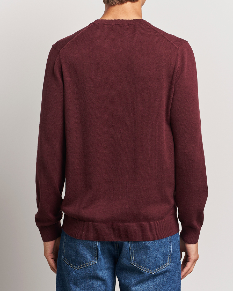 Mies | Puserot | Lacoste | Cotton Knitted Sweater Espresso