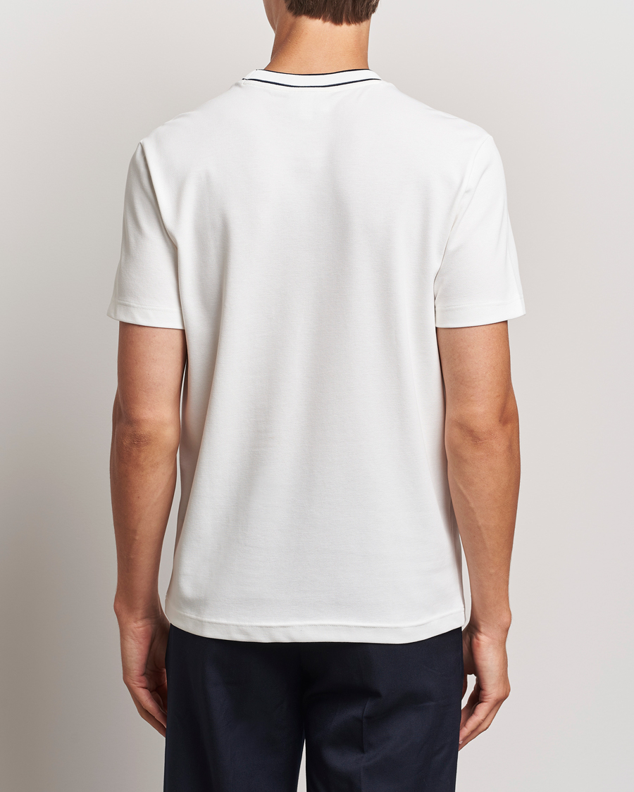 Mies | T-paidat | Lacoste | Contrast Rib Piqué T-Shirt Flour