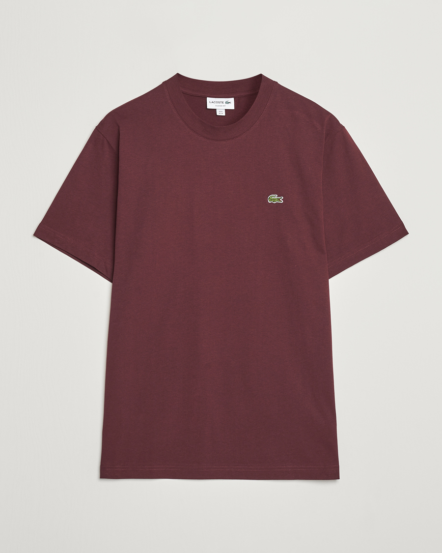 Mies | T-paidat | Lacoste | Crew Neck T-Shirt Espresso