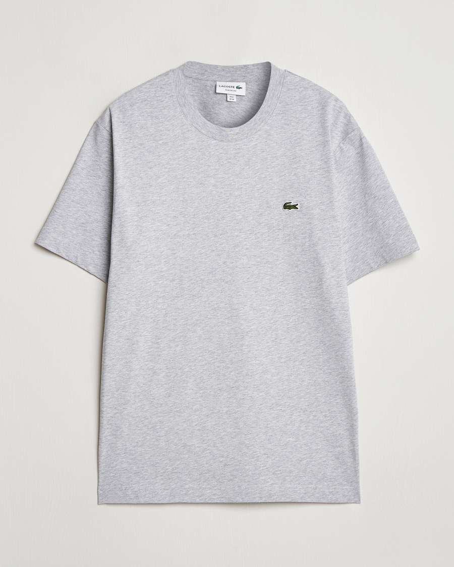 Mies | T-paidat | Lacoste | Crew Neck T-Shirt Silver Chine