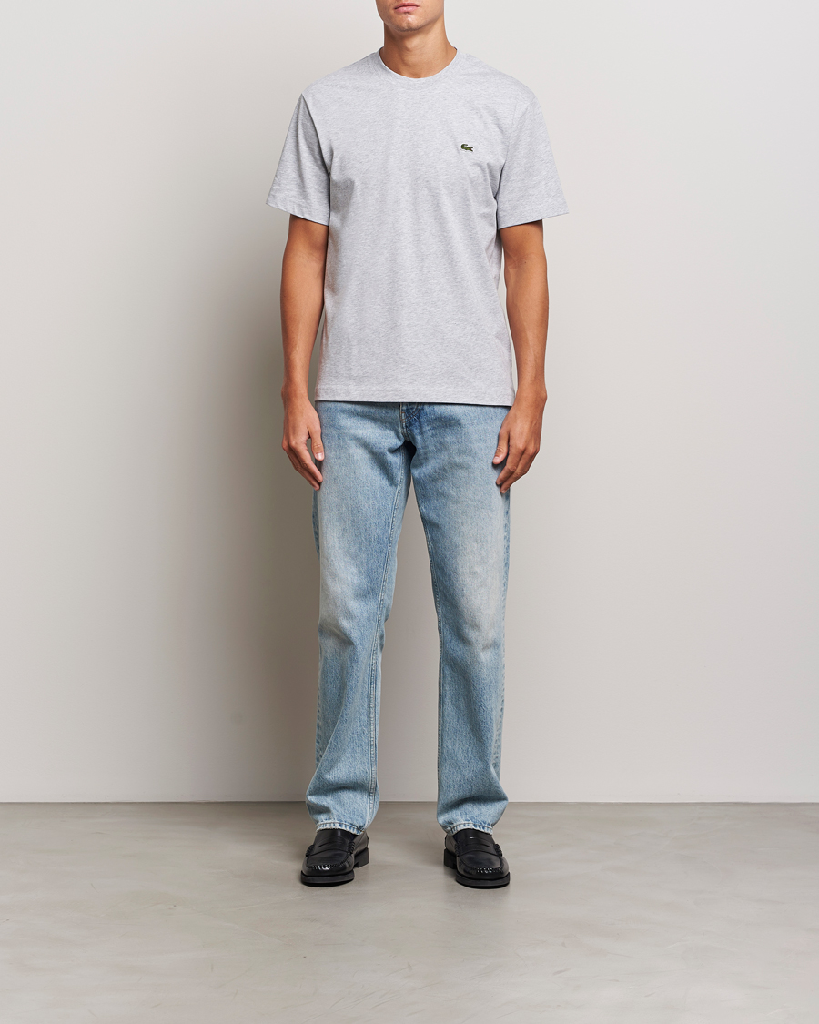 Mies | T-paidat | Lacoste | Crew Neck T-Shirt Silver Chine