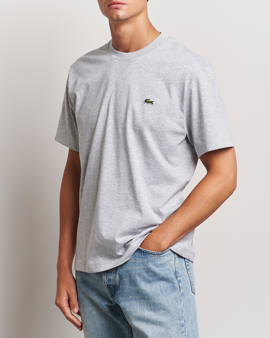 Mies | T-paidat | Lacoste | Crew Neck T-Shirt Silver Chine