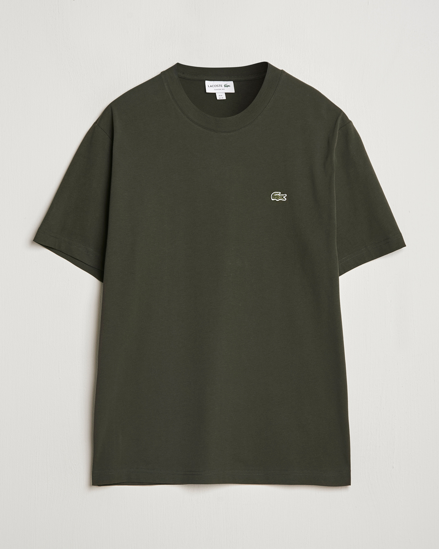 Mies | T-paidat | Lacoste | Crew Neck T-Shirt Sapwood