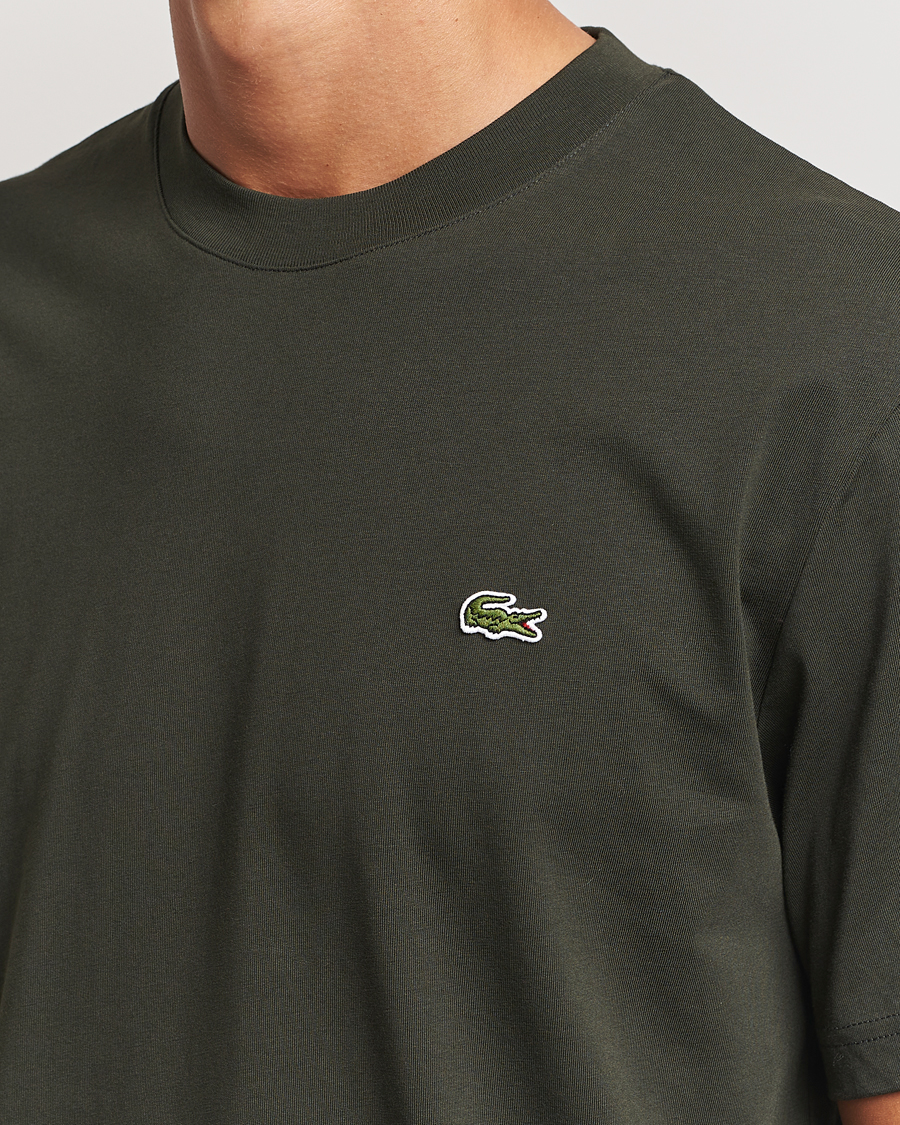 Mies | T-paidat | Lacoste | Crew Neck T-Shirt Sapwood