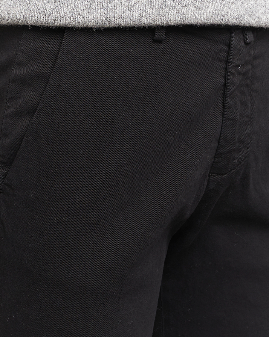 Mies | Housut | Briglia 1949 | Slim Fit Cotton Stretch Chino Black